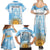 Argentina Football Family Matching Summer Maxi Dress and Hawaiian Shirt Campeones De la Historia - Blue Style - Wonder Print Shop