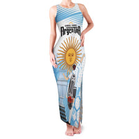 Argentina Football Family Matching Tank Maxi Dress and Hawaiian Shirt Campeones De la Historia - Blue Style - Wonder Print Shop