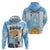 Argentina Football Hoodie Campeones De la Historia - Blue Style - Wonder Print Shop