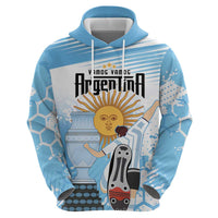 Argentina Football Hoodie Campeones De la Historia - Blue Style - Wonder Print Shop