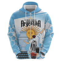 Argentina Football Hoodie Campeones De la Historia - Blue Style - Wonder Print Shop