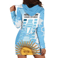 Argentina Football Hoodie Dress Campeones De la Historia - Blue Style - Wonder Print Shop