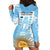 Argentina Football Hoodie Dress Campeones De la Historia - Blue Style - Wonder Print Shop