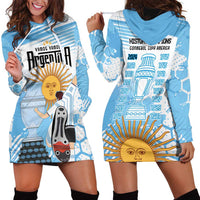 Argentina Football Hoodie Dress Campeones De la Historia - Blue Style - Wonder Print Shop