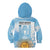 Argentina Football Kid Hoodie Campeones De la Historia - Blue Style - Wonder Print Shop