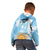 Argentina Football Kid Hoodie Campeones De la Historia - Blue Style - Wonder Print Shop