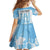 Argentina Football Kid Short Sleeve Dress Campeones De la Historia - Blue Style - Wonder Print Shop