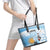 Argentina Football Leather Tote Bag Campeones De la Historia - Blue Style - Wonder Print Shop