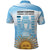 Argentina Football Polo Shirt Campeones De la Historia - Blue Style - Wonder Print Shop
