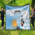 Argentina Football Quilt Campeones De la Historia - Blue Style - Wonder Print Shop