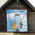 Argentina Football Quilt Campeones De la Historia - Blue Style - Wonder Print Shop