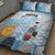 Argentina Football Quilt Bed Set Campeones De la Historia - Blue Style - Wonder Print Shop