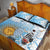 Argentina Football Quilt Bed Set Campeones De la Historia - Blue Style - Wonder Print Shop