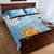 Argentina Football Quilt Bed Set Campeones De la Historia - Blue Style - Wonder Print Shop
