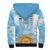 Argentina Football Sherpa Hoodie Campeones De la Historia - Blue Style - Wonder Print Shop