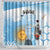 Argentina Football Custom Shower Curtain Campeones De la Historia - Blue Style