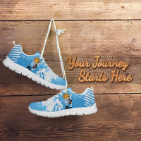 Argentina Football Sneakers Campeones De la Historia - Blue Style - Wonder Print Shop