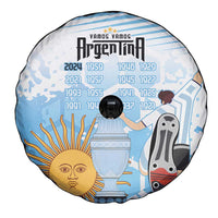 Argentina Football Spare Tire Cover Campeones De la Historia - Blue Style - Wonder Print Shop