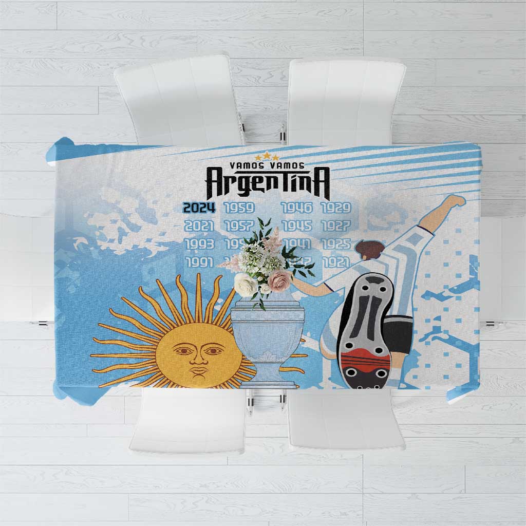 Argentina Football Tablecloth Campeones De la Historia - Blue Style - Wonder Print Shop