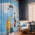 Argentina Football Window Curtain Campeones De la Historia - Blue Style - Wonder Print Shop