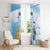 Argentina Football Window Curtain Campeones De la Historia - Blue Style - Wonder Print Shop