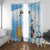 Argentina Football Window Curtain Campeones De la Historia - Blue Style - Wonder Print Shop