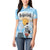 Argentina Football Women Polo Shirt Campeones De la Historia - Blue Style - Wonder Print Shop