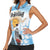 Argentina Football Women Sleeveless Polo Shirt Campeones De la Historia - Blue Style - Wonder Print Shop