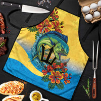 Barbados Mahi-mahi Trident Apron - Wonder Print Shop