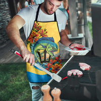 Barbados Mahi-mahi Trident Apron - Wonder Print Shop