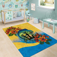 Barbados Mahi-mahi Trident Area Rug - Wonder Print Shop