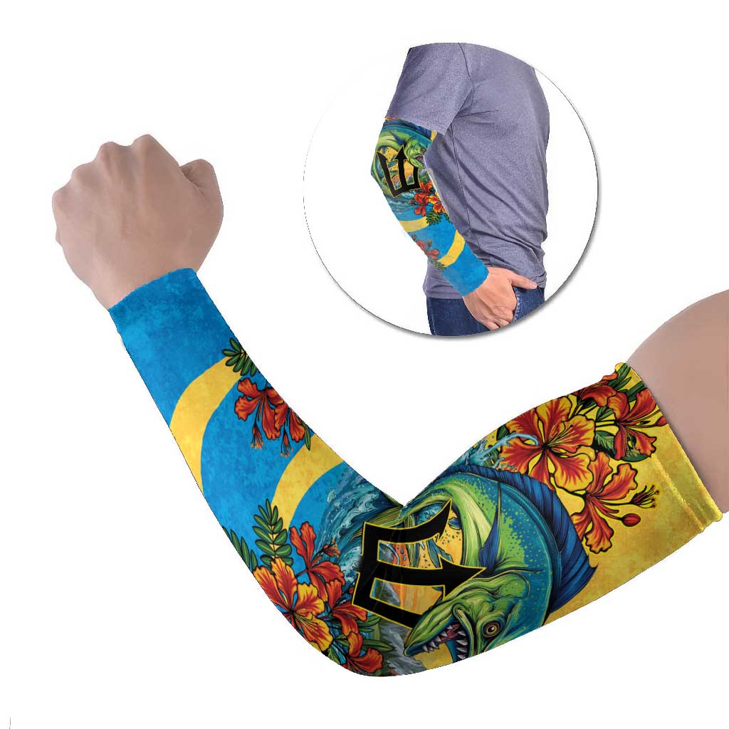 Barbados Mahi-mahi Trident Arm Sleeves - Wonder Print Shop