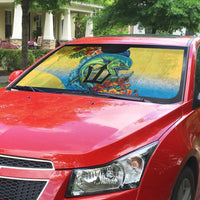 Barbados Mahi-mahi Trident Auto Sun Shade - Wonder Print Shop