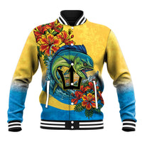 Barbados Mahi-mahi Trident Baseball Jacket - Wonder Print Shop