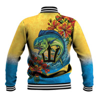 Barbados Mahi-mahi Trident Baseball Jacket - Wonder Print Shop