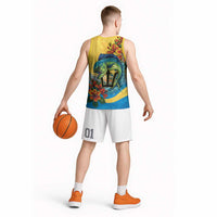 Barbados Mahi-mahi Trident Basketball Jersey - Wonder Print Shop
