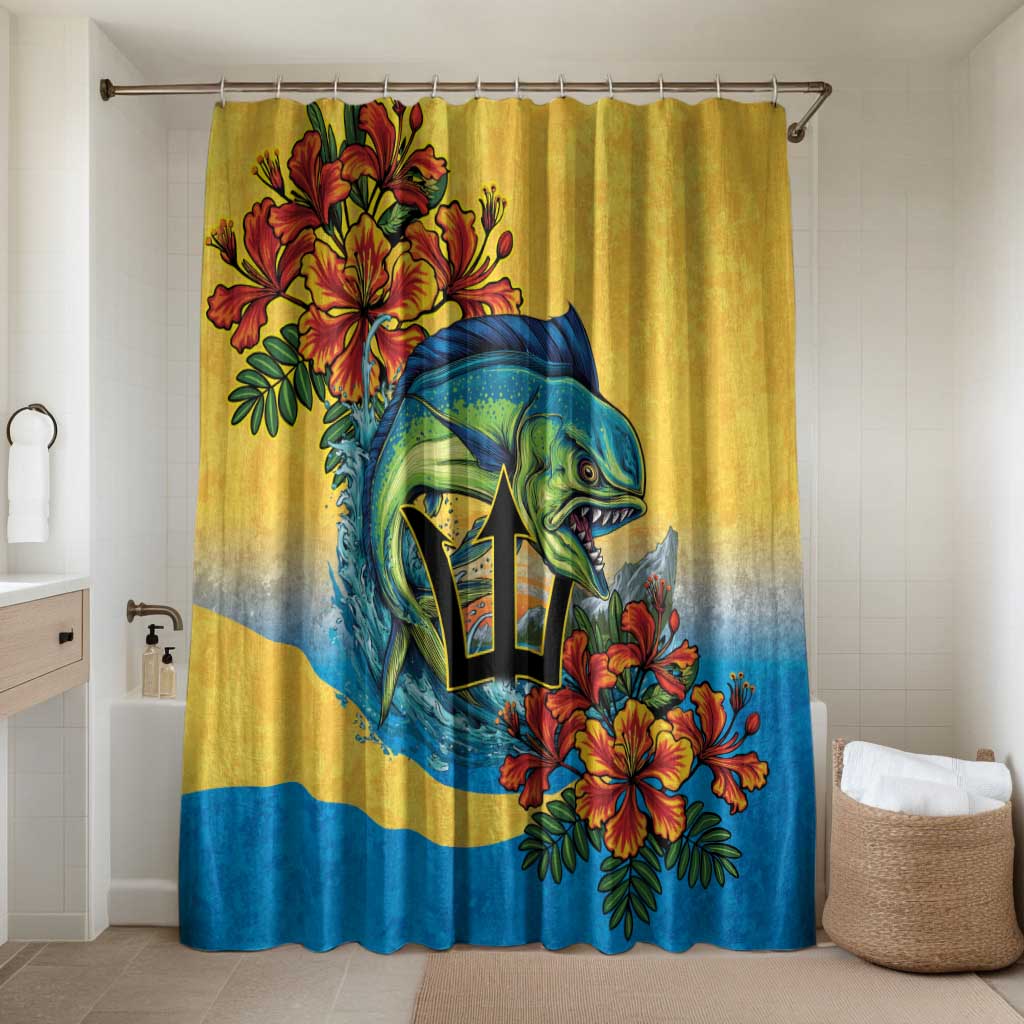 Barbados Mahi-mahi Trident Bathroom Set - Wonder Print Shop