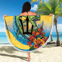 Barbados Mahi-mahi Trident Beach Blanket - Wonder Print Shop