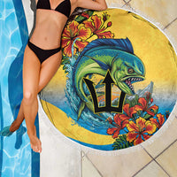 Barbados Mahi-mahi Trident Beach Blanket - Wonder Print Shop