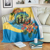 Barbados Mahi-mahi Trident Blanket - Wonder Print Shop