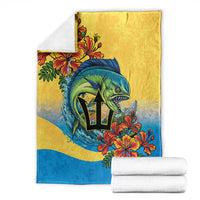 Barbados Mahi-mahi Trident Blanket - Wonder Print Shop
