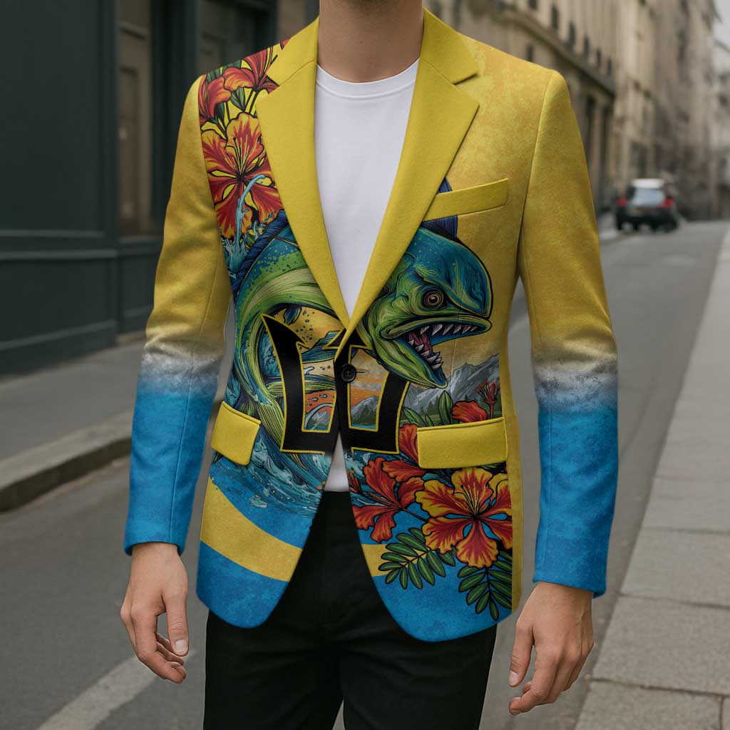 Barbados Mahi-mahi Trident Blazer - Wonder Print Shop