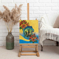 Barbados Mahi-mahi Trident Canvas Wall Art - Wonder Print Shop