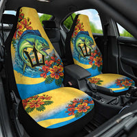 Barbados Mahi-mahi Trident Car Seat Cover - Wonder Print Shop
