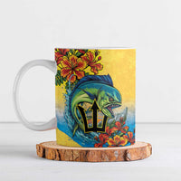 Barbados Mahi-mahi Trident Ceramic Mug - Wonder Print Shop