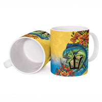 Barbados Mahi-mahi Trident Ceramic Mug - Wonder Print Shop