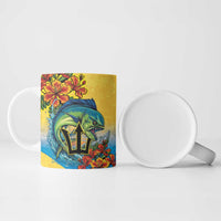 Barbados Mahi-mahi Trident Ceramic Mug - Wonder Print Shop