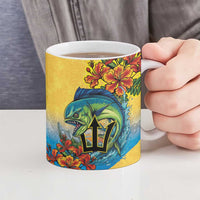 Barbados Mahi-mahi Trident Ceramic Mug - Wonder Print Shop