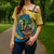 Barbados Mahi-mahi Trident Cross Shoulder Shirt - Wonder Print Shop