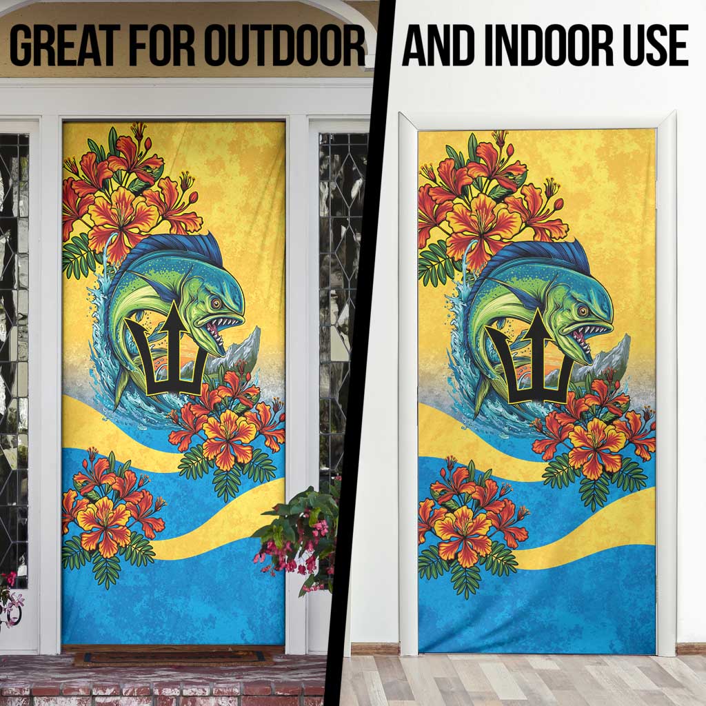 Barbados Mahi-mahi Trident Door Cover - Wonder Print Shop
